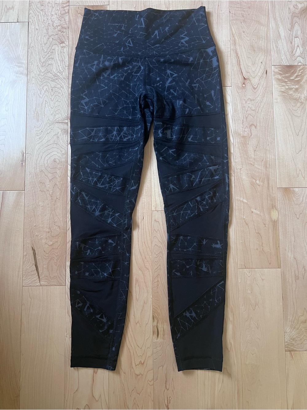 lululemon Black Patterned High-Rise Leggings